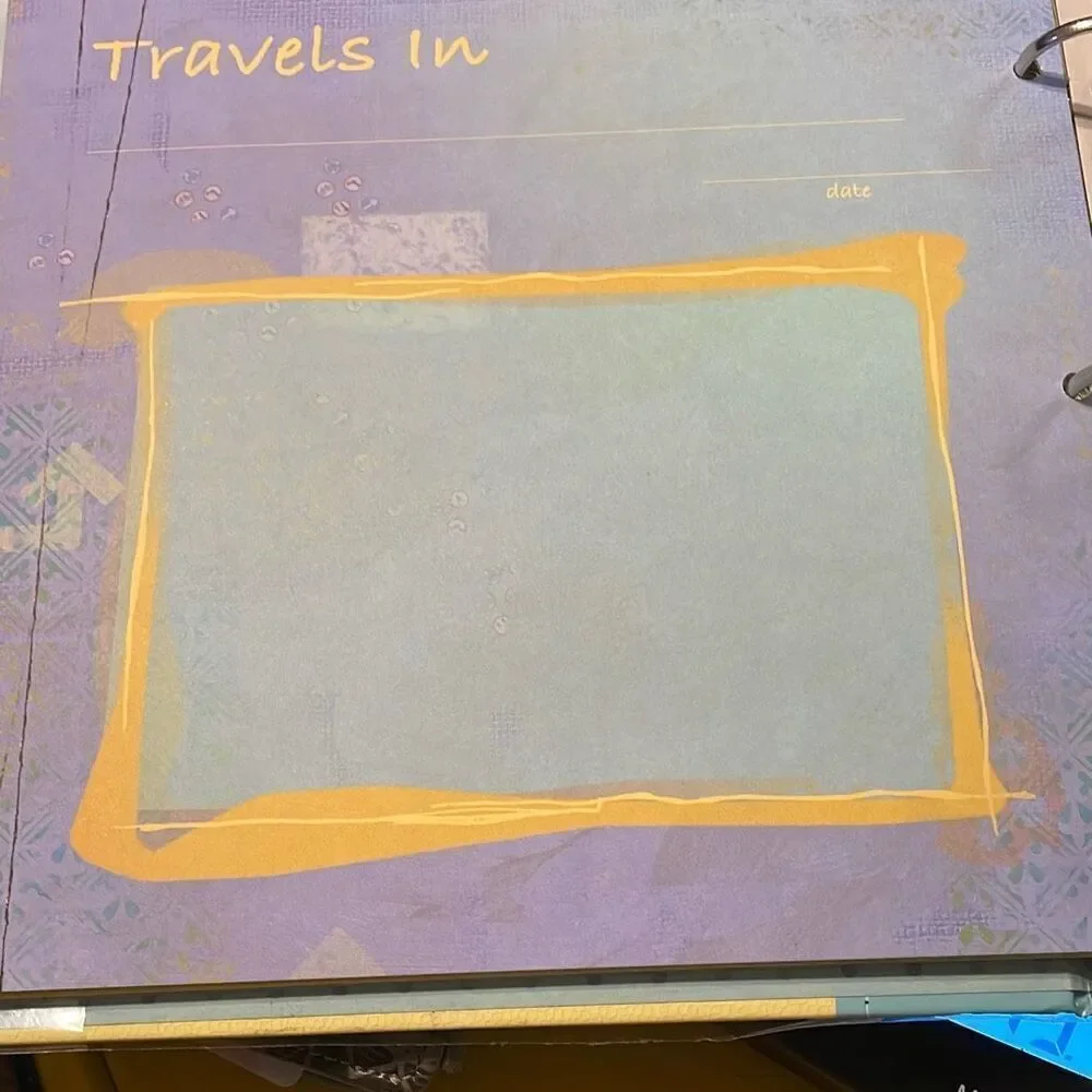 Markings by C.R. Gibson World Travels “Our Travels Through The Years” Journal Al